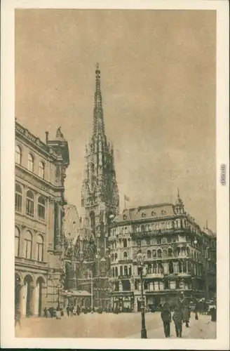 Ansichtskarte Wien Stephansplatz 1932