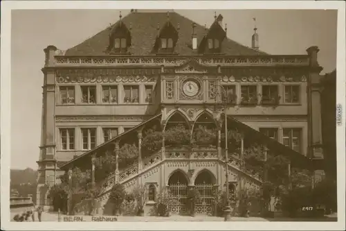 Ansichtskarte Bern Rathaus 1932