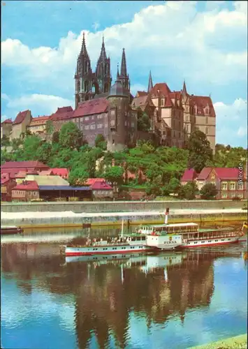 Ansichtskarte Meißen Albrechtsburg und Dom g1985