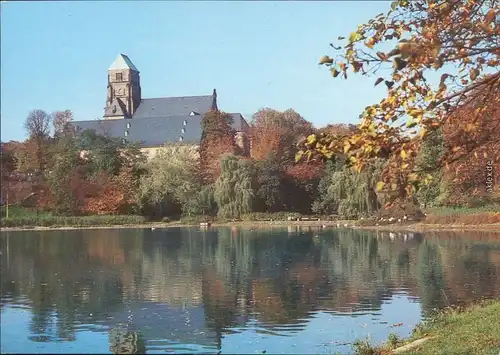 Ansichtskarte Chemnitz Schloßteich 1988