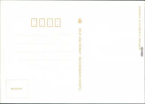 Ansichtskarte Chemnitz Rathaus, Denkmal, Tourist-Information, Platz 1988