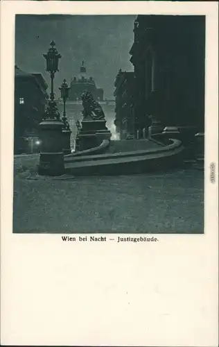 Ansichtskarte Wien Justizgebäude 1918