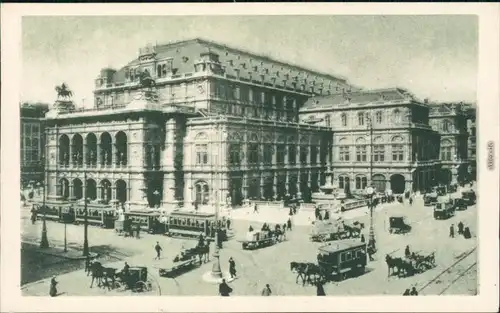 Ansichtskarte Wien Staatsoper 1913