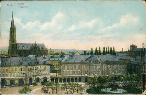 CPA Metz Stadttheater 1915