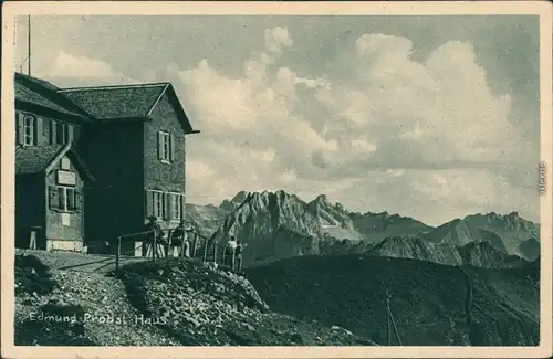Ansichtskarte Oberstdorf (Allgäu) Edmund Probst Haus 1928