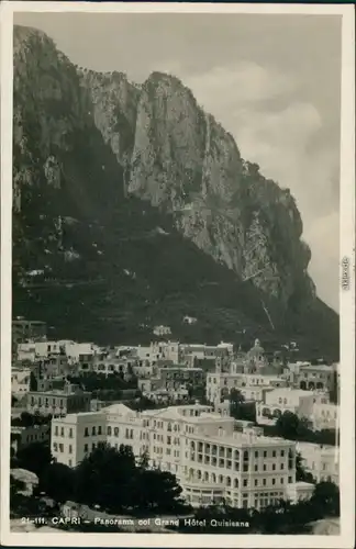 Ansichtskarte Capri Panorama mit Grand Hotel Quisisana 1932
