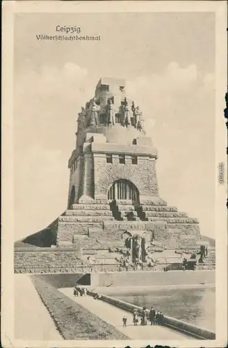Ansichtskarte Leipzig Völkerschlachtdenkmal 1917