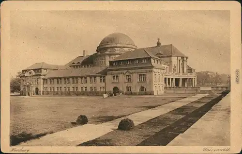 Ansichtskarte Hamburg Universität 1922