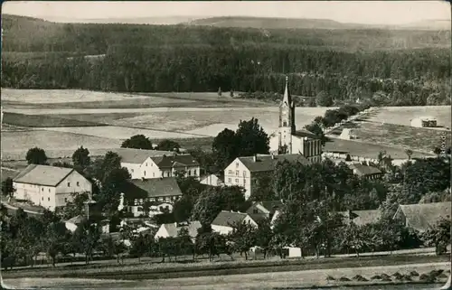 Ansichtskarte Bad Schweizermühle-Rosenthal-Bielatal Blick auf den Ort 1960