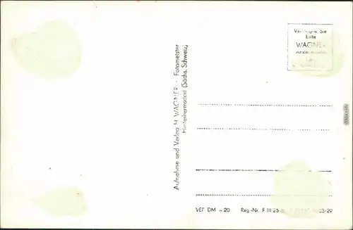 Ansichtskarte Hinterhermsdorf-Sebnitz Bootstation Obere Schleusen-Klamm 1963