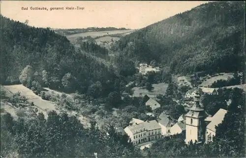 Bad Gottleuba-Bad Gottleuba-Berggießhübel Blick auf den Ort 1915