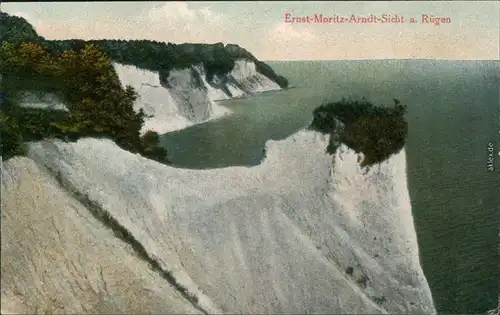 Ansichtskarte Sassnitz Saßnitz Ernst-Moritz-Arndt-Sicht 1913