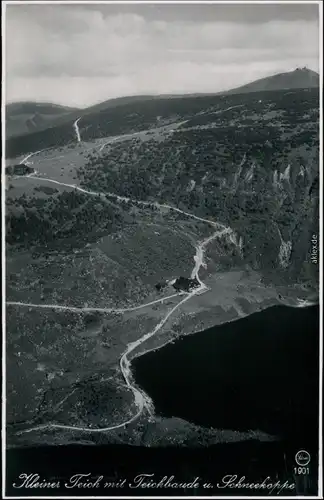 Brückenberg-Krummhübel   Karpacz Kleiner Teich m.  u. Schneekoppe 1932