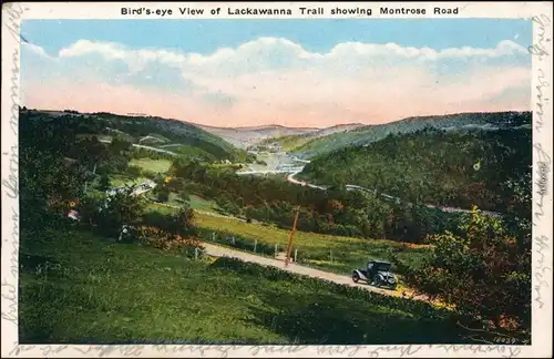 Ansichtskarte Lackawanna Montrosa Road 1916 