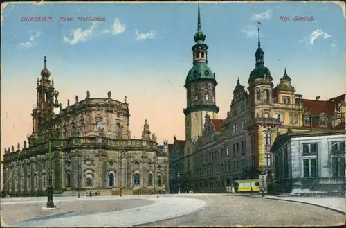 Innere Altstadt-Dresden Hofkirche Dresden /  Königliches Schloss