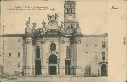 Ansichtskarte Rom Roma Basilica di S. Croce 1912 