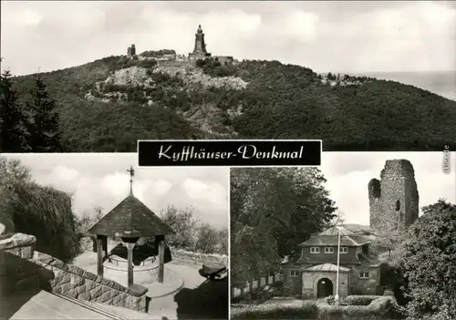 Kelbra (Kyffhäuser) Kaiser-Friedrich-Wilhelm-(Barbarossa) Denkmal - Brunnen 1976