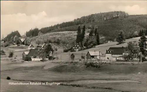 Ansichtskarte Rehefeld-Zaunhaus-Altenberg (Erzgebirge) Blick auf den Ort 1965