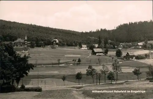 Ansichtskarte Rehefeld-Zaunhaus-Altenberg (Erzgebirge) Blick auf den Ort 1962