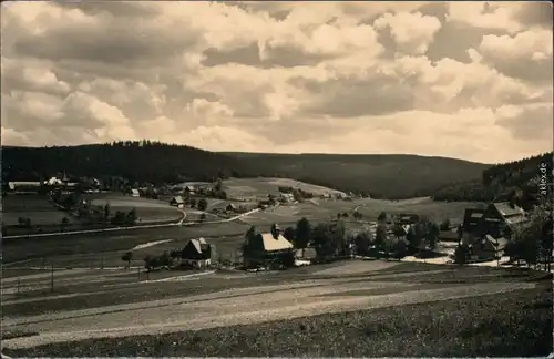 Ansichtskarte Rehefeld-Zaunhaus-Altenberg (Erzgebirge) Blick auf den Ort 1963