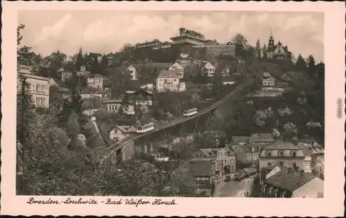 Ansichtskarte Dresden Standseilbahn 1934