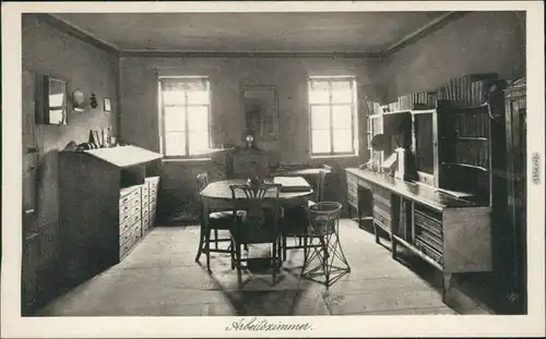 Ansichtskarte Weimar Goethe-Nationalmuseum - Arbeitszimmer 1926