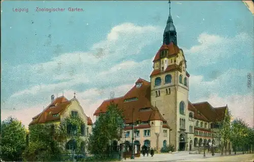 Ansichtskarte Leipzig Zoo 1911