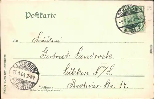 Ansichtskarte Mitte-Berlin Unter den Linden 1904