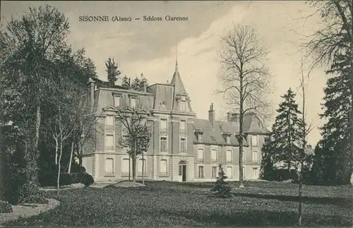CPA Montaigu Schloss Château de Montaigu 1915