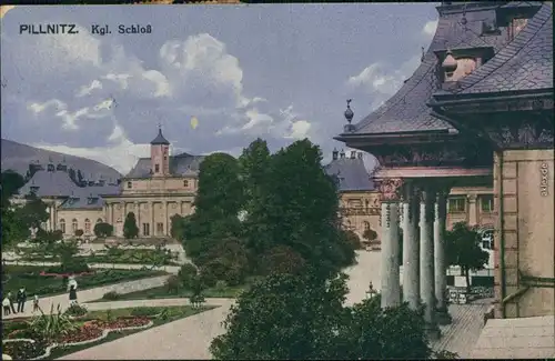 Ansichtskarte Pillnitz Schloss Pillnitz 1922