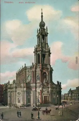 Dresden Hofkirche Dresden / Kathedrale Sanctissimae Trinitatis Familie 1915