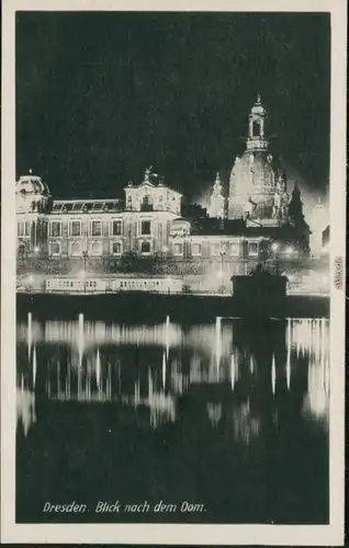 Ansichtskarte Innere Altstadt-Dresden Frauenkirche 1944