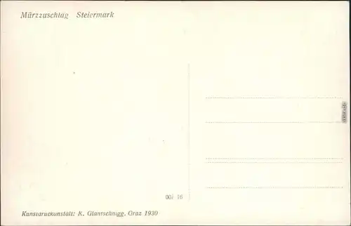 Mürzsteg-Mürzzuschlag   Industrie (Schornsteine) im Vordergrund 1930