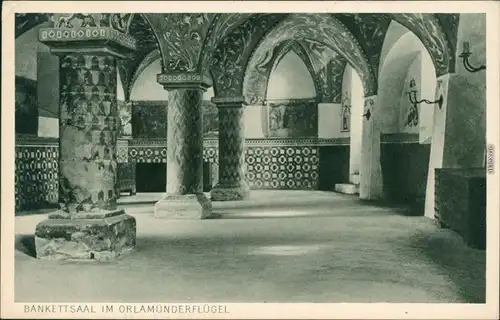 Lauenstein-Ludwigsstadt Burg - Bankettsaal im Orlamünderflügel 1922