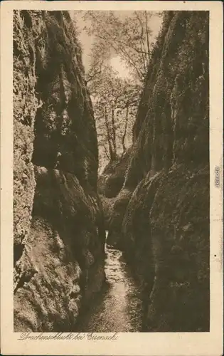 Ansichtskarte Eisenach Drachenschlucht 1928