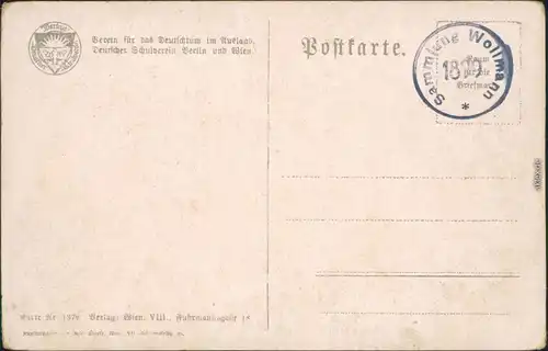  Liedkarten - (unsortiert) - Wenn die Schwal - ben heim - wärts ziehn 1899