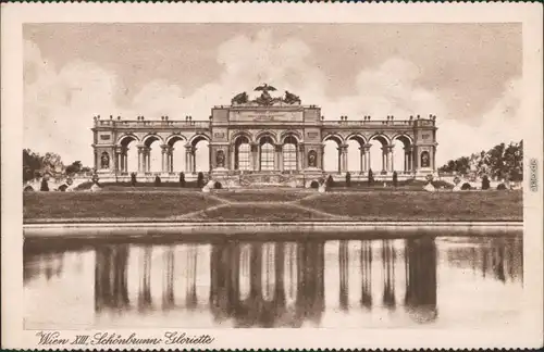 Ansichtskarte Hietzing (Lainz)-Wien Gloriette (Schloss Schönbrunn) 1929