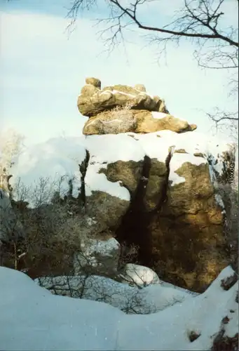 Ansichtskarte Oybin Töpfer (Berg) - Die Brütende Henne 1995 