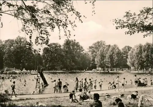 Ansichtskarte Pulsnitz Połčnica Walkmühlenbad 1970