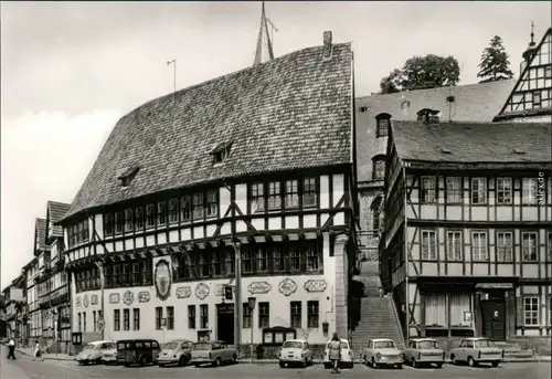 Ansichtskarte Stolberg (Harz) Rathaus 1976