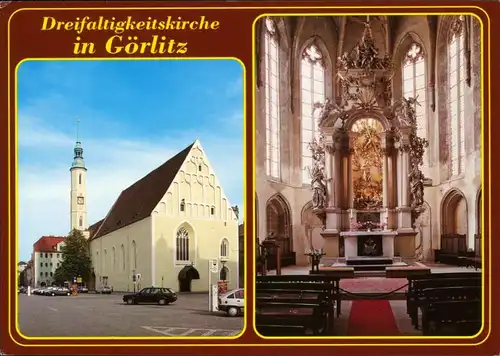 Ansichtskarte Görlitz Zgorzelec Dreifaltigkeitskirche 1997