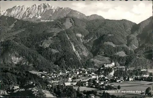 Ansichtskarte Kufstein Blick auf den Ort mit Wilden Kaiser 1959 