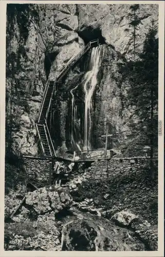 Ansichtskarte Mürzsteg-Mürzzuschlag Wasserfall zum todten Weib 1931