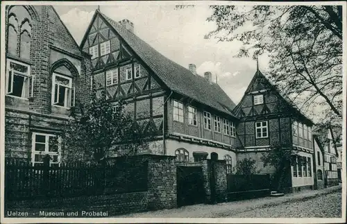 Ansichtskarte Uelzen Museum und Probstei 1930