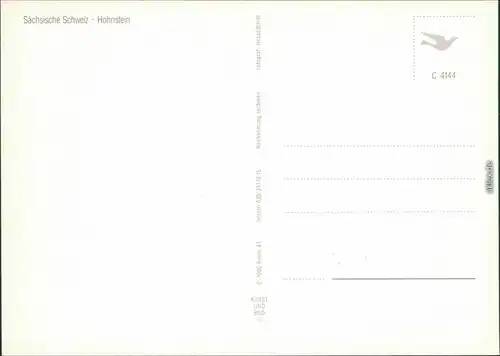 Ansichtskarte Hohnstein (Sächs. Schweiz) Luftbild 1994