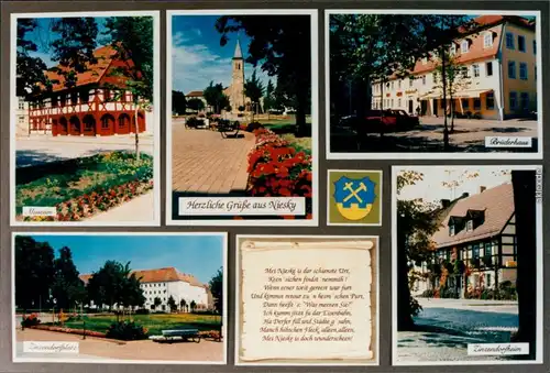 Niesky Niska Museum, Kirche, Brüderhaus, Zinzendorfplatz und -heim 1997 