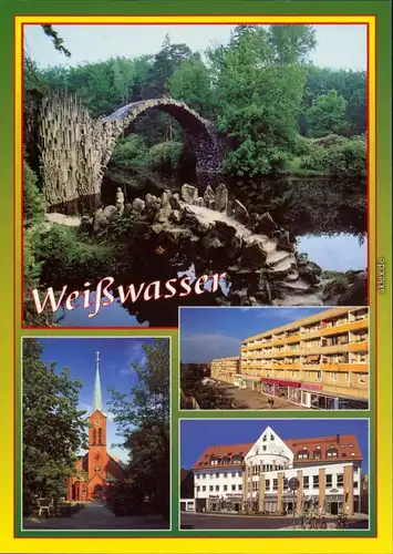 Weißwasser/Oberlausitz Kromlauer Park Luxemburg-Straße Einkaufszentrum 1995