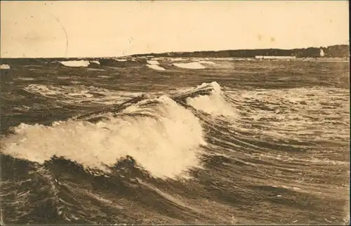 Arendsee (Mecklenburg-Vorpommern )-Kühlungsborn   starken Wellengang 1912