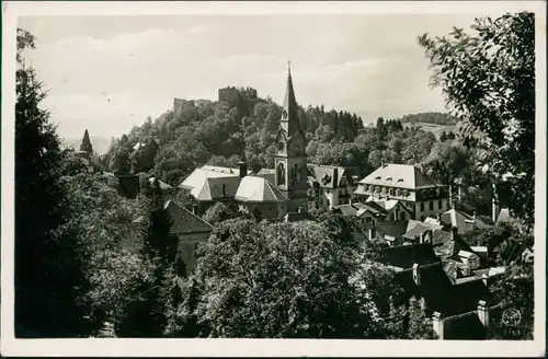 Ansichtskarte Badenweiler Panorama-Ansicht mit Kirche im Zentrum 1942