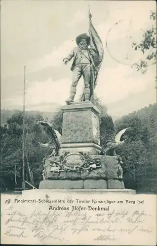 Ansichtskarte Innsbruck Andreas Hofer-Denkmal 1903